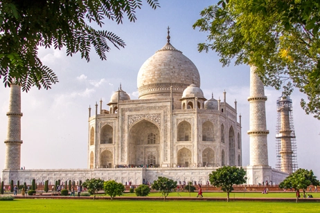 Taj Mahal i Indien, ett av världens sju underverk